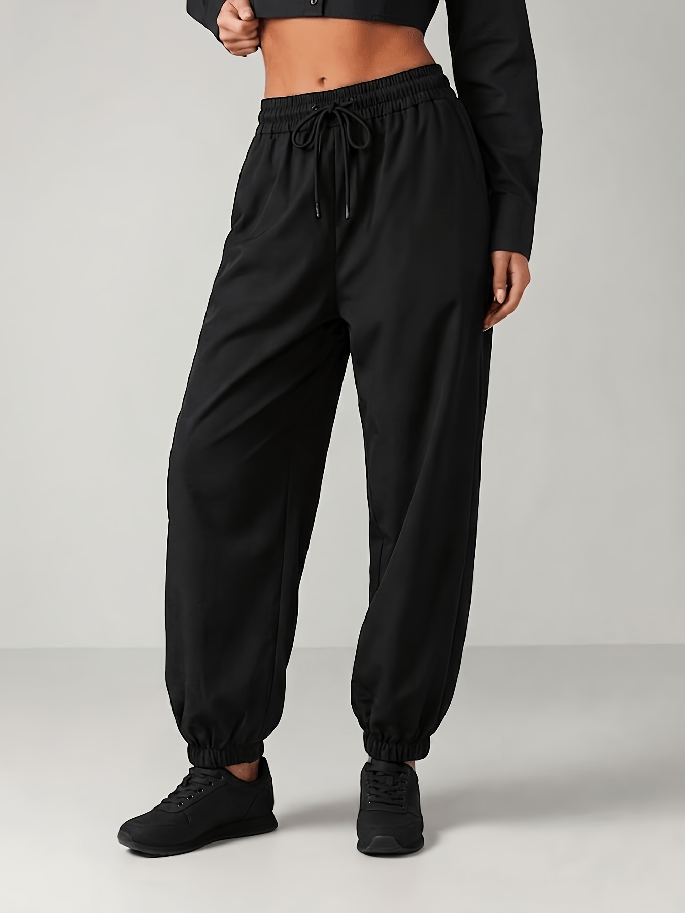 Cycling Commute Pants - Calças de moletom com cintura elástica