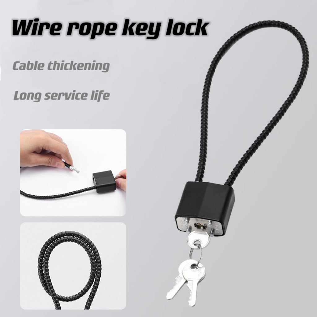 Cabo de aço macio Cadeado anti - Cable Lock Flexible avaliação e preço