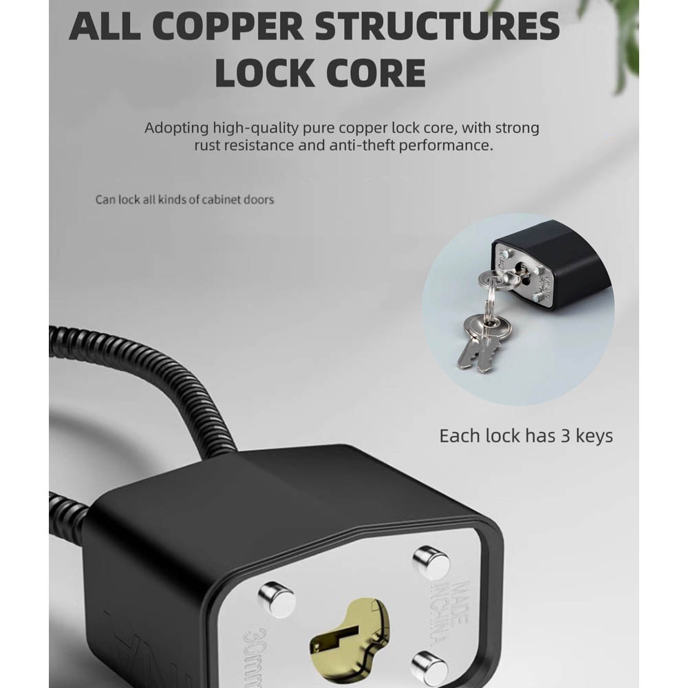 Cabo de aço macio Cadeado anti - Cable Lock Flexible avaliação e preço