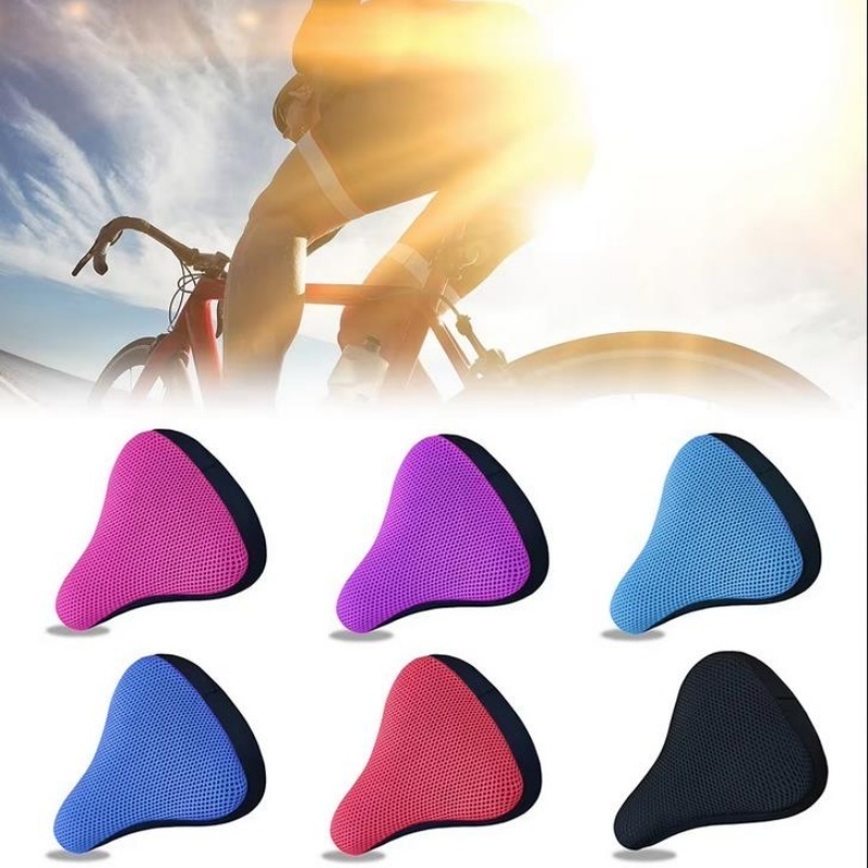 1pc 3d silicone macio almofada - Commuting By Bike avaliação e preço
