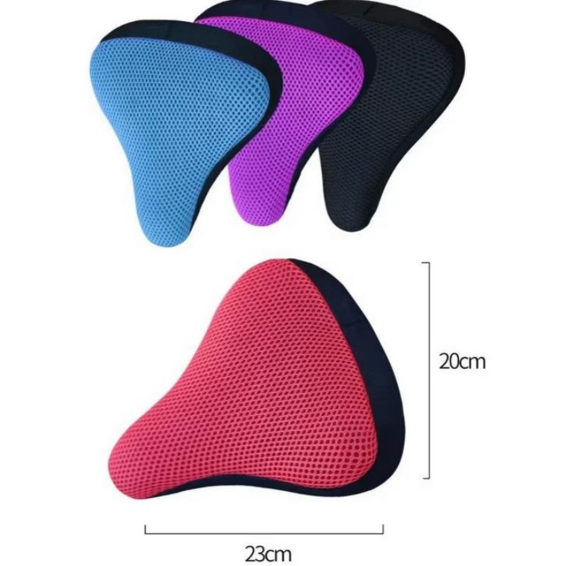 1pc 3d silicone macio almofada - Commuting By Bike avaliação e preço